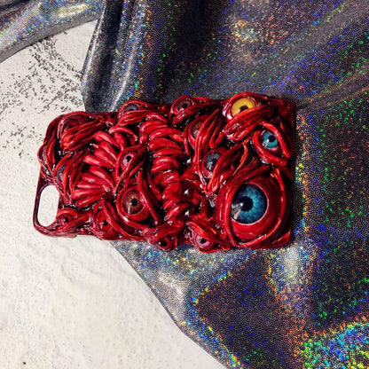 Twisted Eyes Handmade Designer iPhone Case For iPhone SE 11 Pro Max X XS Max XR 7 8 Plus - techypopcom