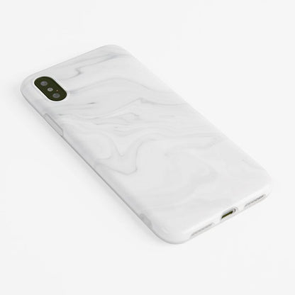 White Waves Silicone Shockproof Protective Designer iPhone Case For iPhone SE 11 Pro Max X XS Max XR 7 8 Plus - techypopcom