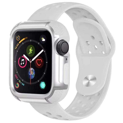 Sport Breathable Silicone Compatible With Apple Watch Band Strap For iWatch Series 4/3/2/1 - techypopcom