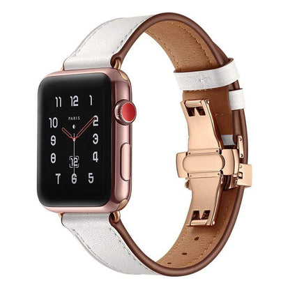 Luxury Leather Designer Apple Watch Band Strap For iWatch Series 4/3/2/1 - techypopcom