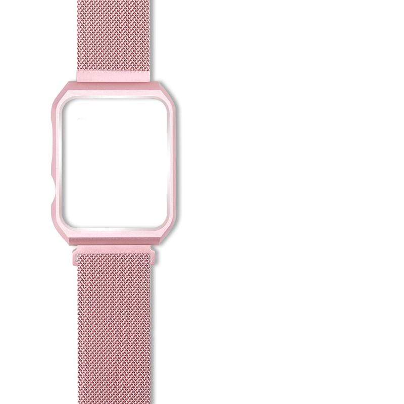 Metallic Stainless Steel Designer Apple Watch Band Strap For iWatch Series 4/3/2/1 - techypopcom