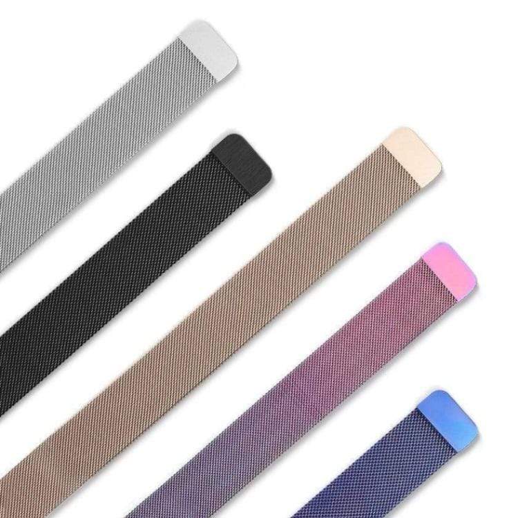 Techypop Watch Bands Metallic Stainless Steel Designer Apple Watch Band Strap For iWatch Series SE 6/5/4/3/2/1