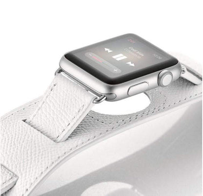 MORE COLORS Genuine Leather Durable Compatible With Apple Watch Band Strap For iWatch Series 4/3/2/1 - Techypop.com