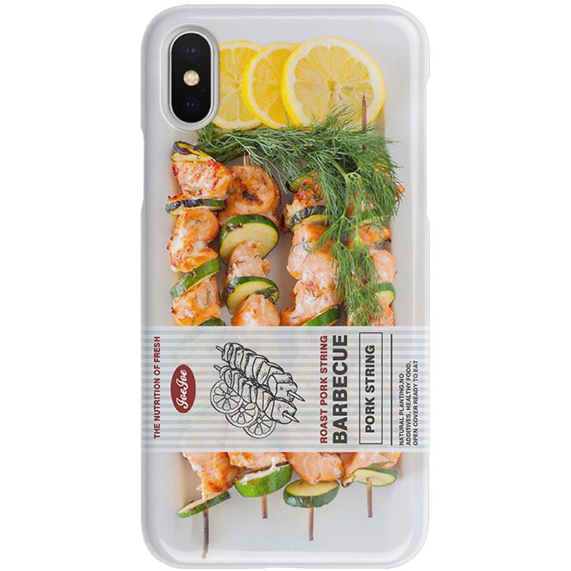 BBQ Chicken Skewer Silicone Shockproof Protective Designer iPhone Case For iPhone SE 11 Pro Max X XS Max XR 7 8 Plus - techypopcom