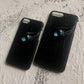 techypopcom iPhone Case Glow in the Dark Cat Eye Handmade Designer iPhone Case For iPhone 12 SE 11 Pro Max X XS Max XR 7 8 Plus