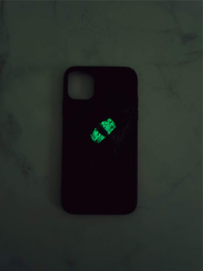 techypopcom iPhone Case Glow in the Dark Cat Eye Handmade Designer iPhone Case For iPhone 12 SE 11 Pro Max X XS Max XR 7 8 Plus