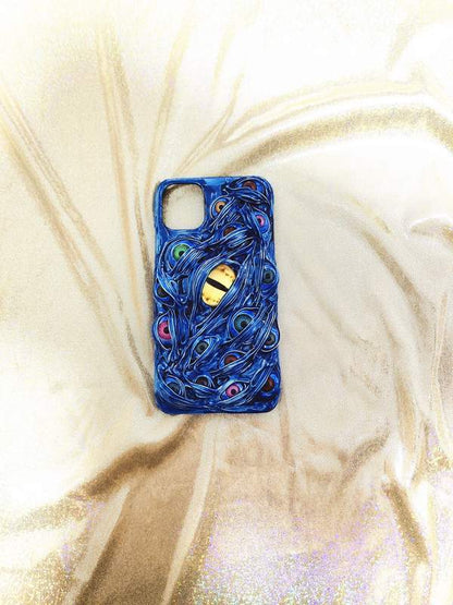 techypopcom iPhone Case iPhone SE (2nd Gen) The Amber Eye Handmade Designer iPhone Case For iPhone SE 11 Pro Max X XS Max XR 7 8 Plus