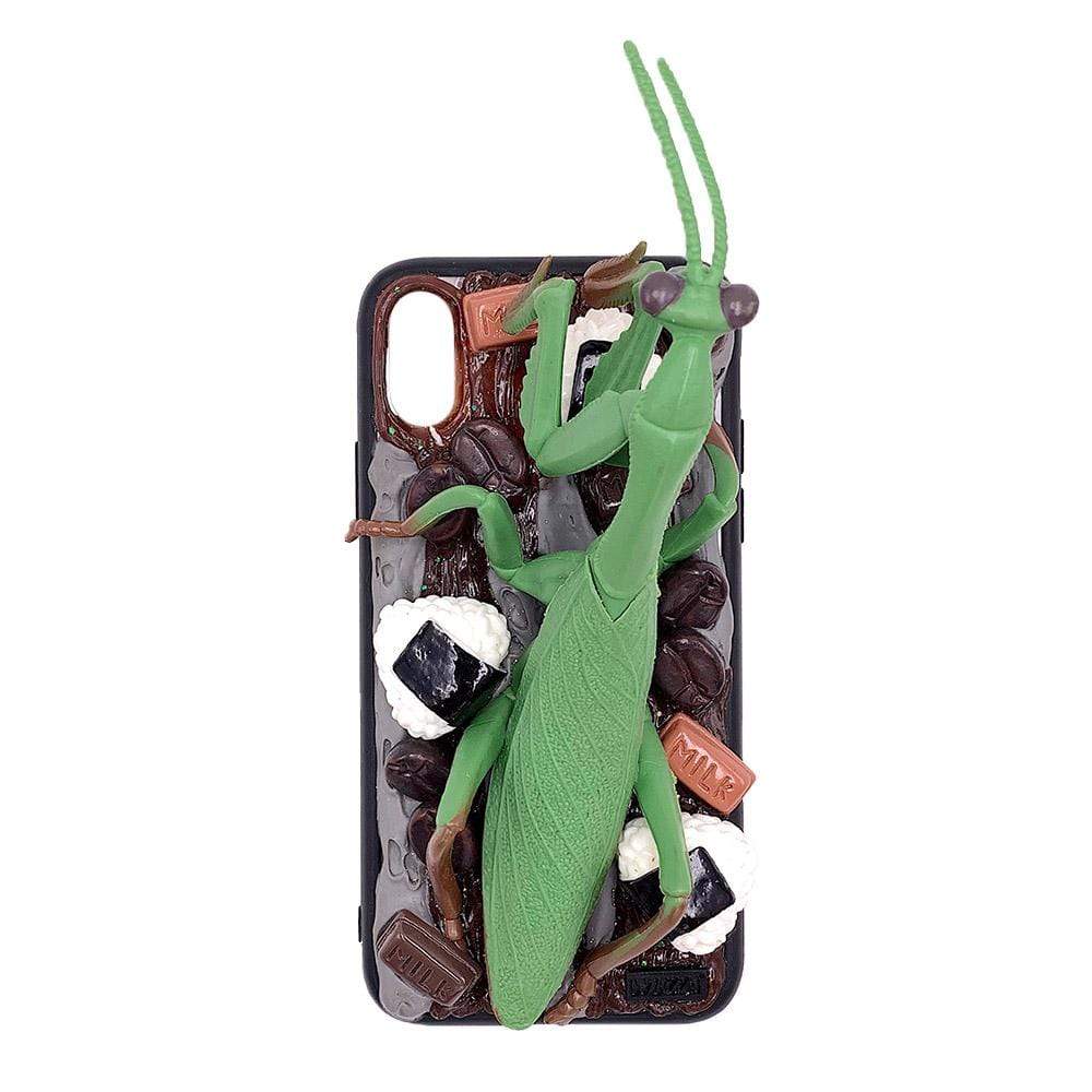 The Green Mantis Handmade Designer iPhone Case For iPhone 12 SE 11 Pro Max X XS Max XR 7 8 Plus - techypopcom