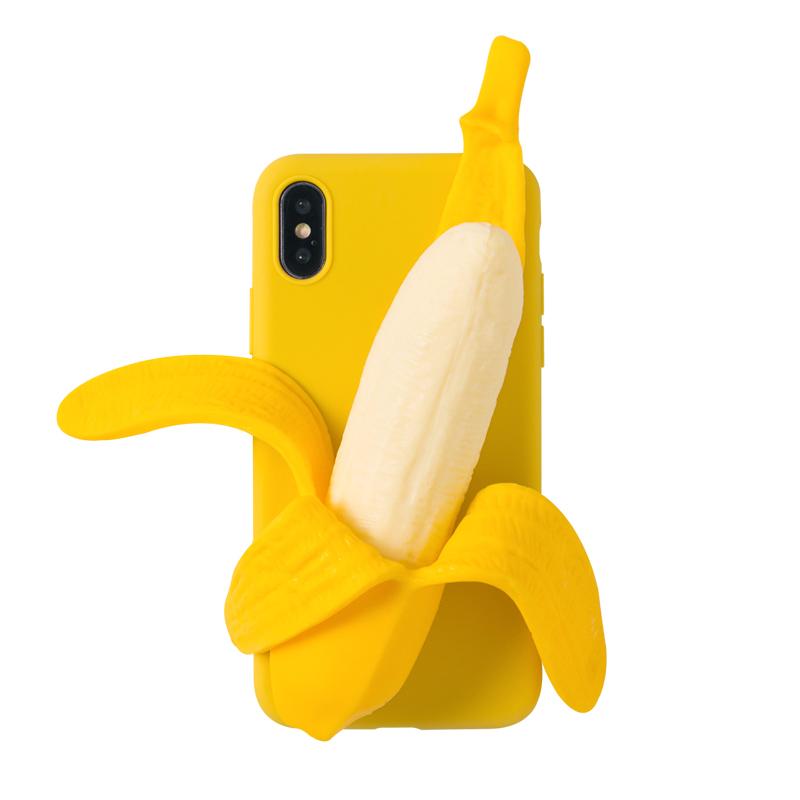 Peeled Banana Soft Silicone Shockproof Protective Designer iPhone Case For iPhone 12 SE 11 Pro Max X XS Max XR 7 8 Plus