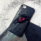 Red Cat Eye Handmade Designer iPhone Case For iPhone SE 11 Pro Max X XS Max XR 7 8 Plus - techypopcom