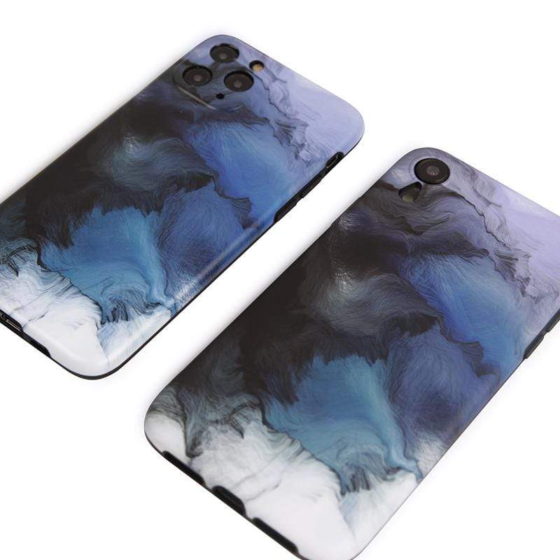 Smoke Paint Soft Silicone Shockproof Protective Designer iPhone Case For iPhone SE 11 Pro Max X XS Max XR 7 8 Plus - techypopcom
