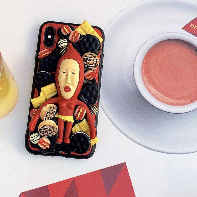 The Long Face Handmade Designer iPhone Case For iPhone 12 SE 11 Pro Max X XS Max XR 7 8 Plus - techypopcom