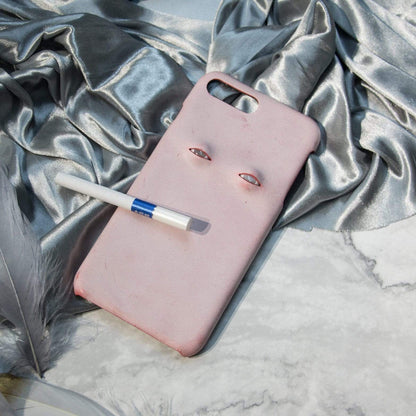 The Two Eyes Leather Designer iPhone Case For iPhone SE 11 Pro Max X XS Max XR 7 8 Plus - techypopcom